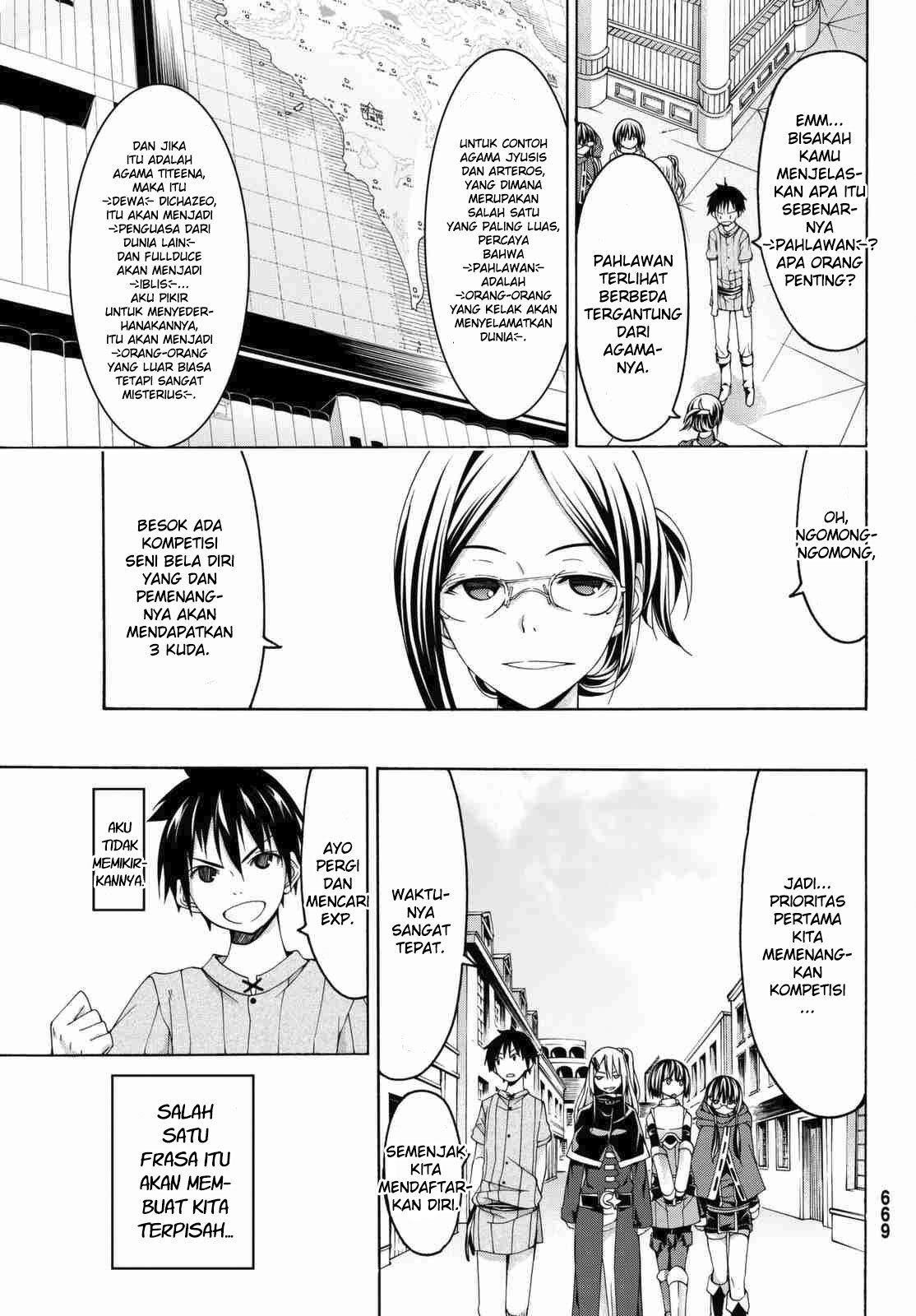 100-man no Inochi no Ue ni Ore wa Tatteiru Chapter 03 Bahasa Indonesia